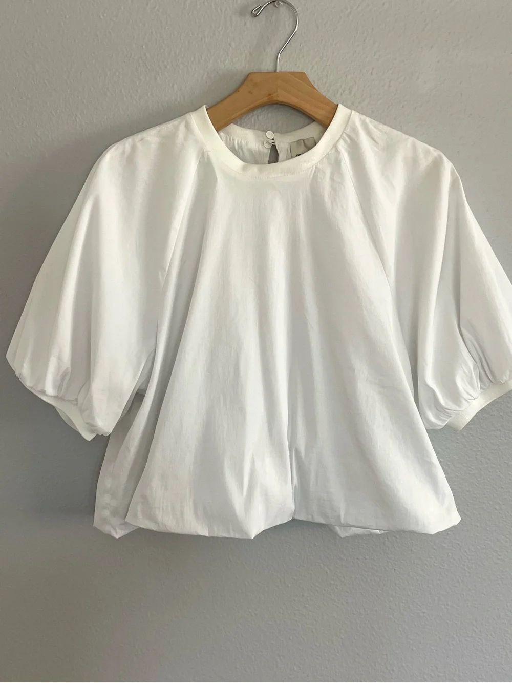 Anthropologie crisp white